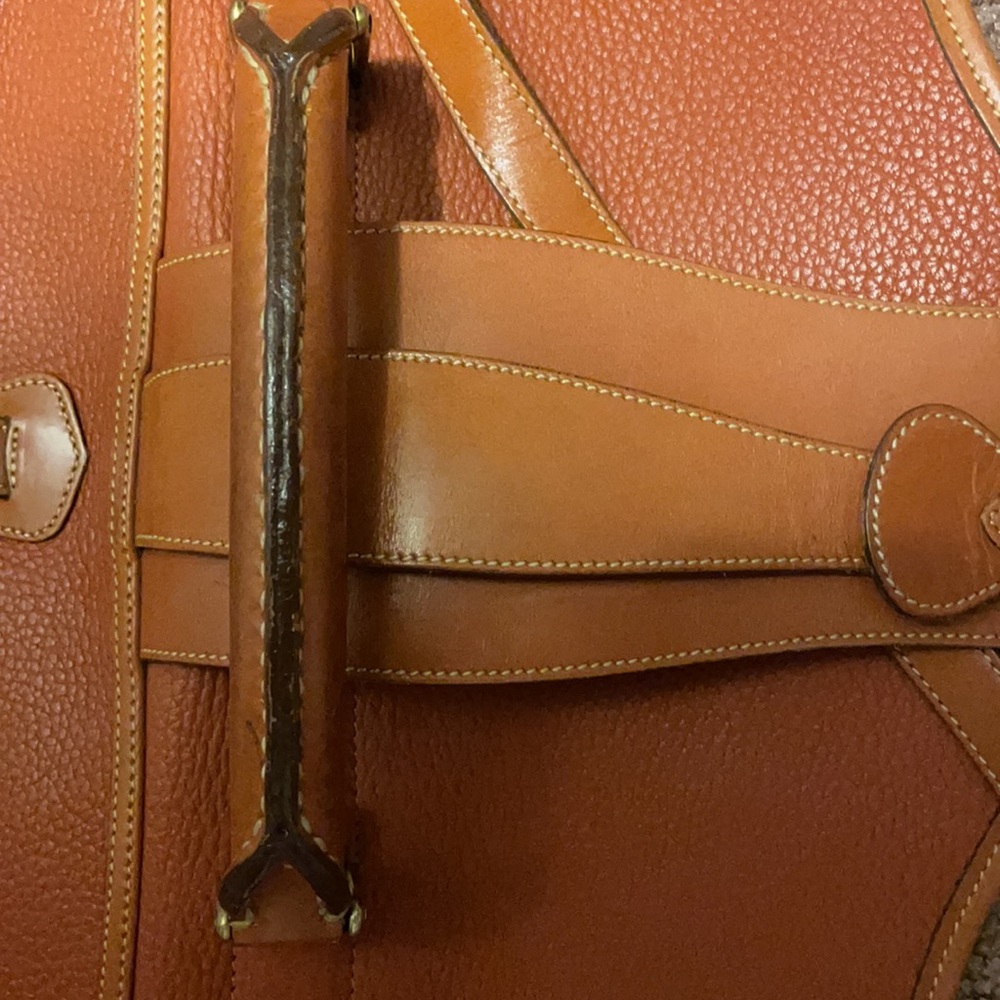 EVC Dooney & Bourke British Tan Briefcase - Picture 10 of 12